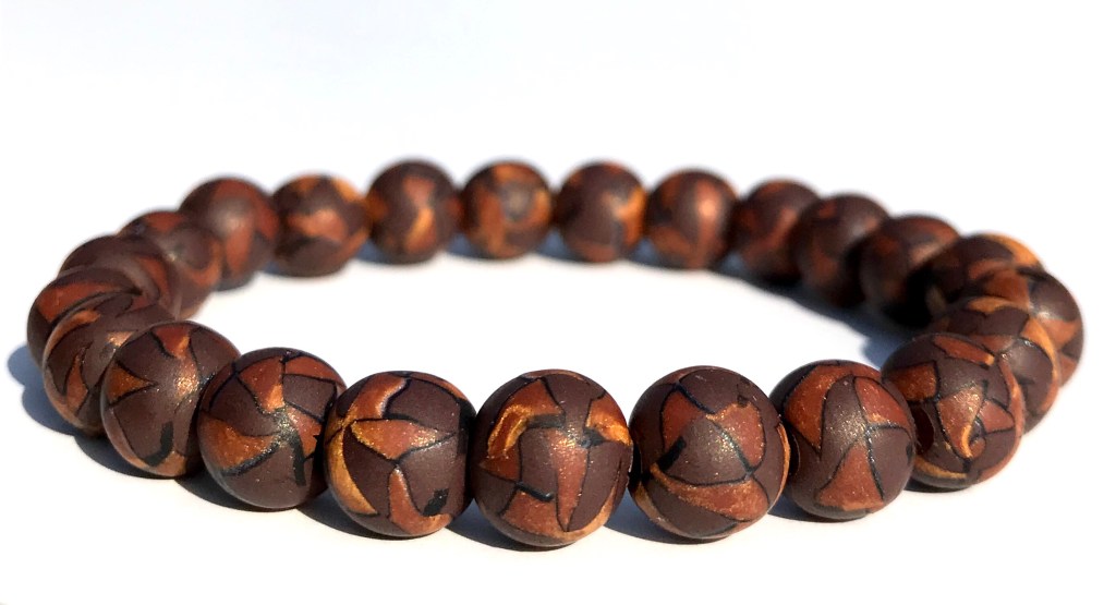 Mens bead bracelet