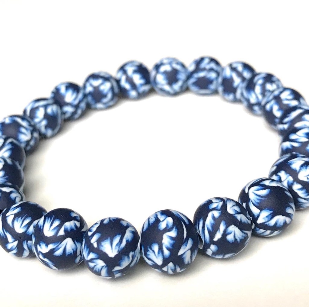 Polymer Clay Bead Bracelet