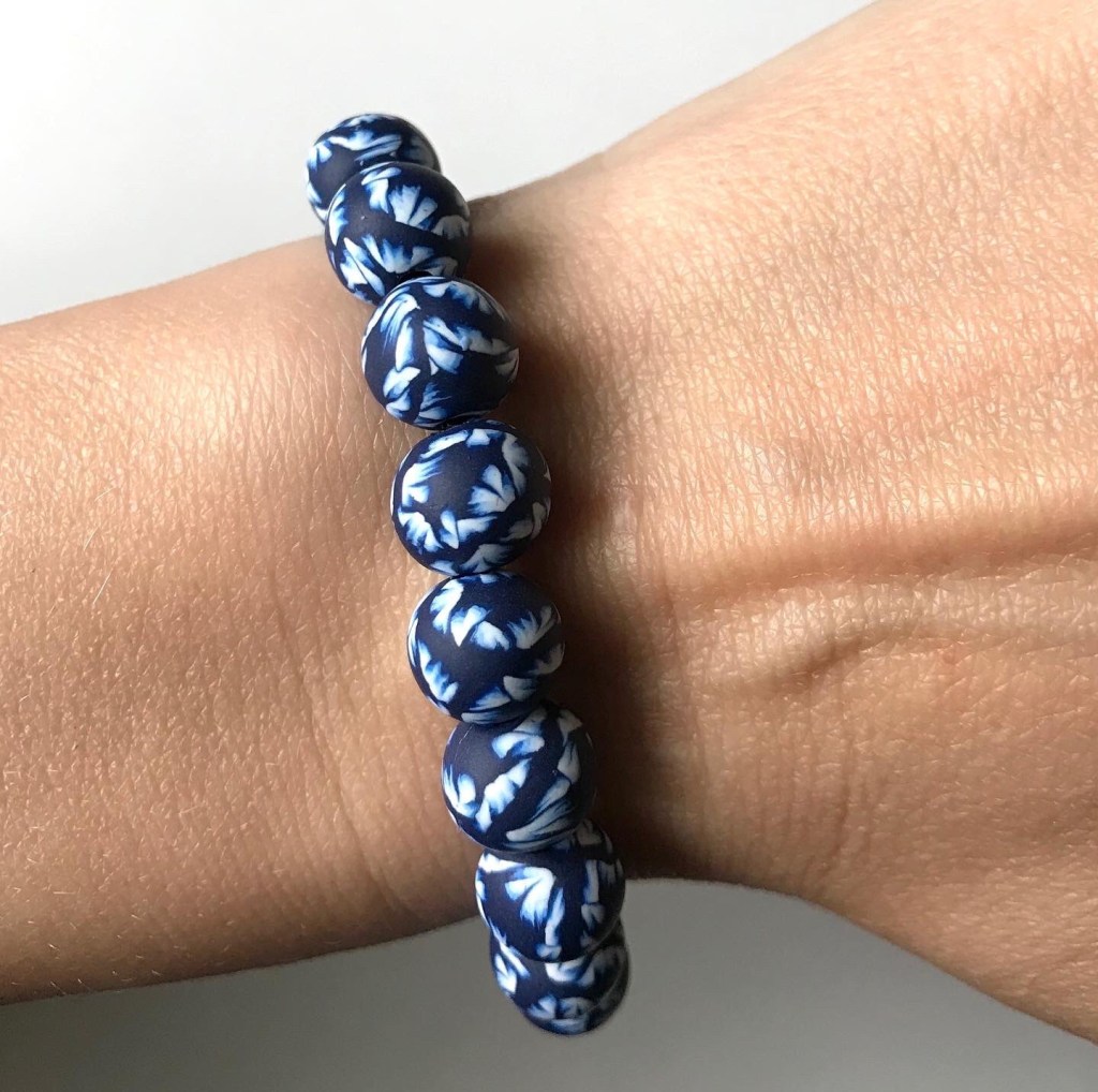 Polymer Clay Bead Bracelet