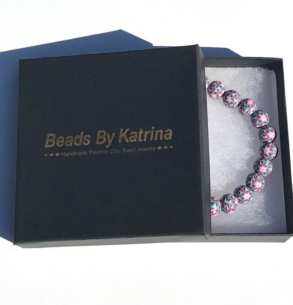 Christmas bead bracelet
